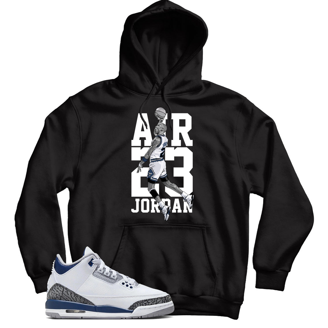 Jordan 3 Midnight Navy hoodie