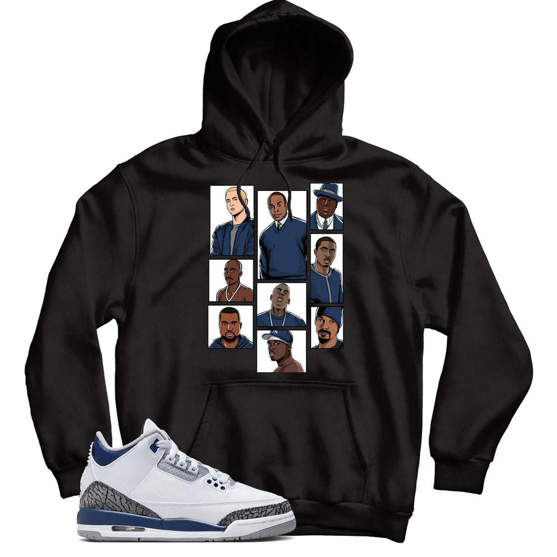 Jordan 3 Midnight Navy hoodie