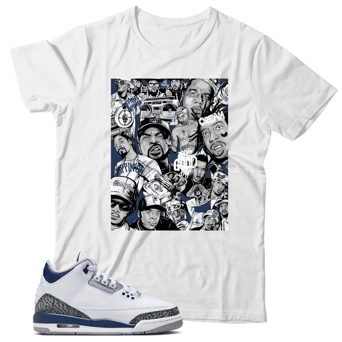 Jordan 3 Midnight shirt