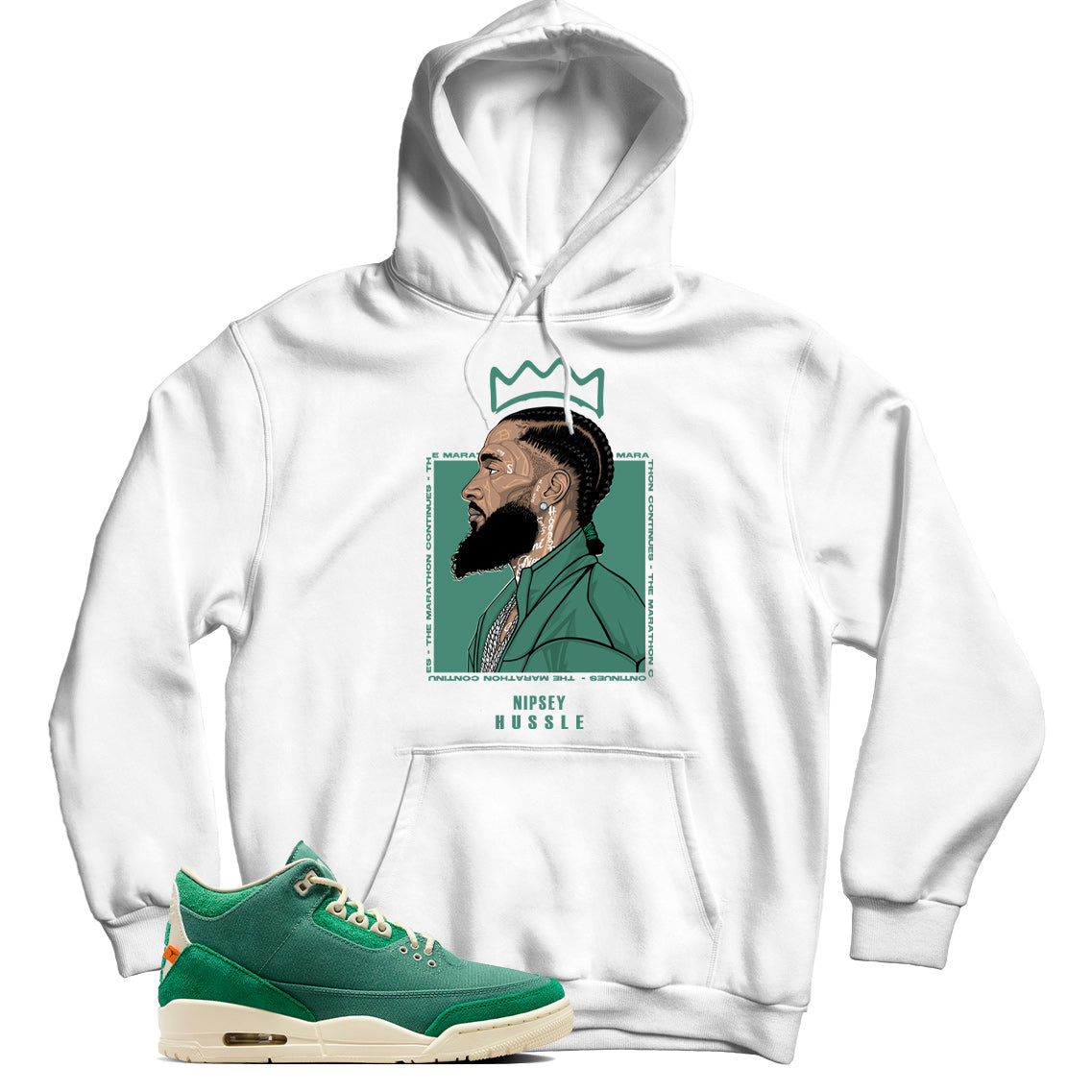 Jordan 3 Nina Chanel Abney Bicoastal hoodie