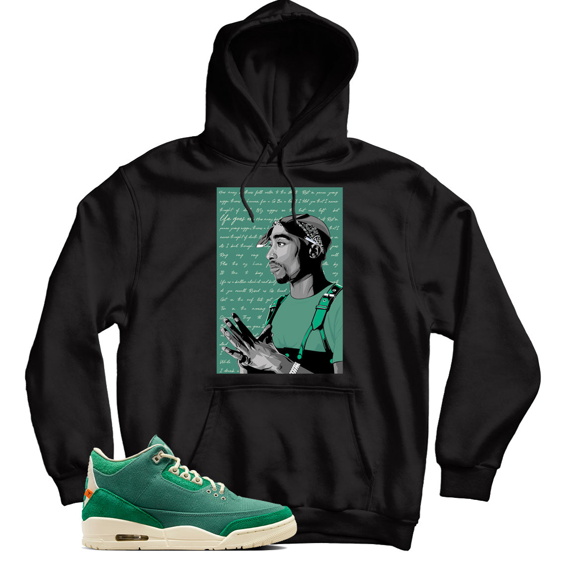 Jordan 3 Nina Chanel Abney Bicoastal hoodie