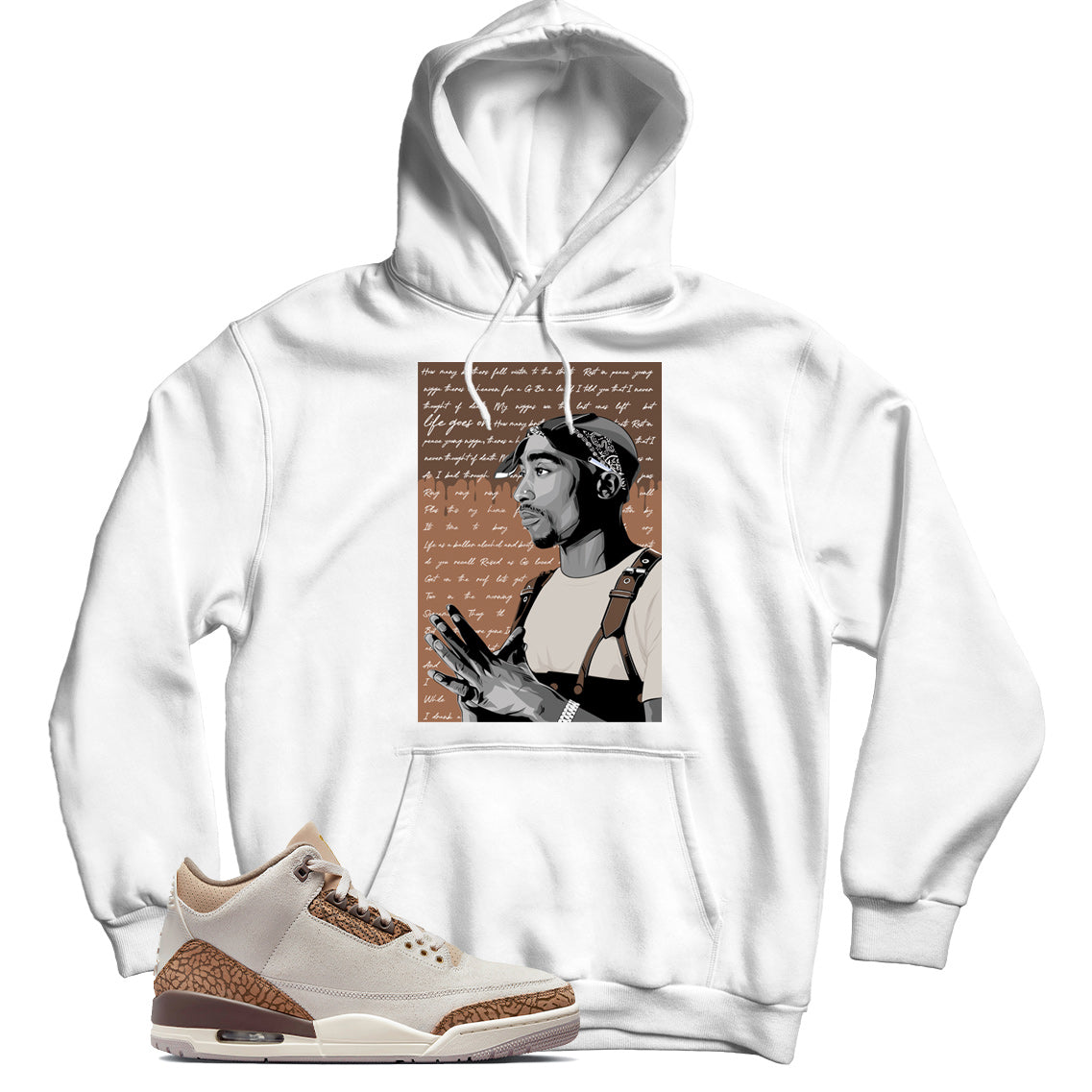 Hoodie Match Jordan 3 Palomino