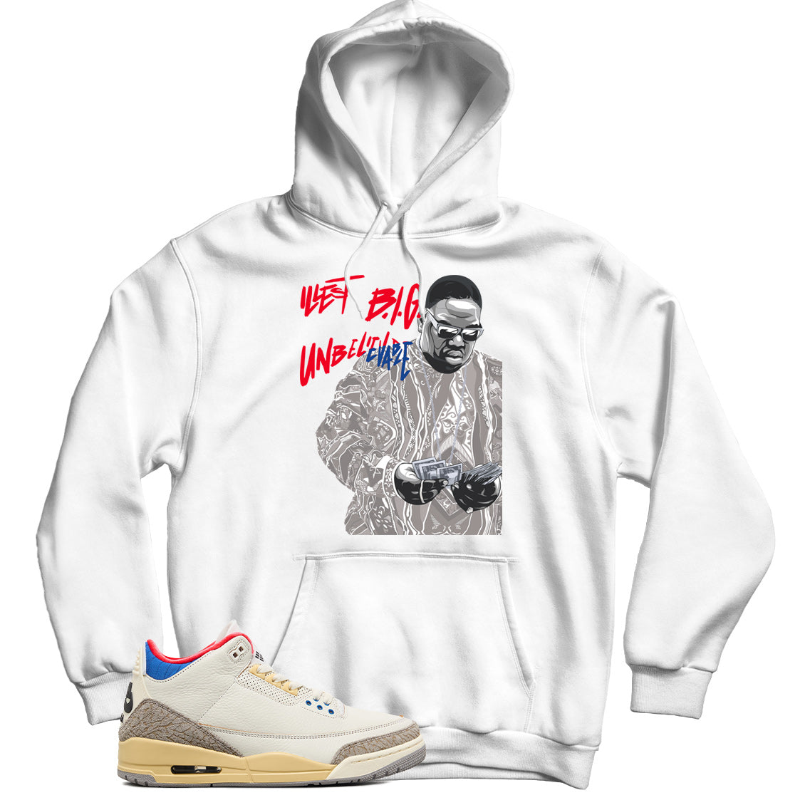 Jordan 3 Seoul 2 hoodie