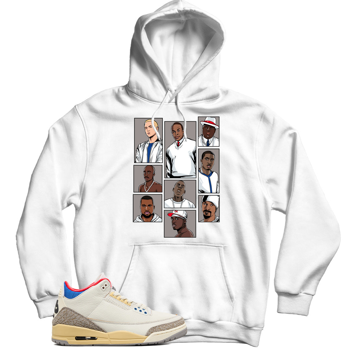 Jordan 3 Seoul 2 hoodie