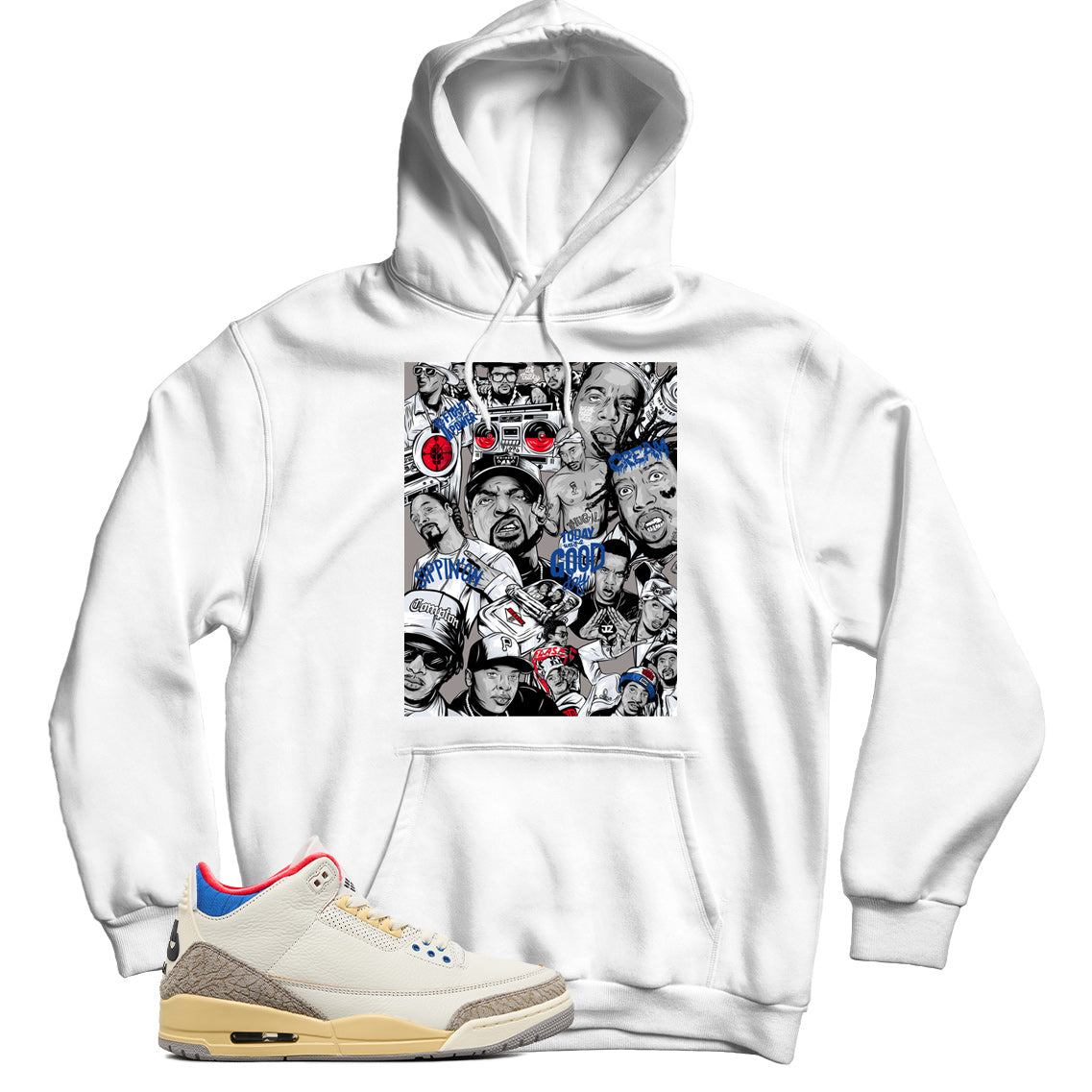 Jordan 3 Seoul 2 hoodie