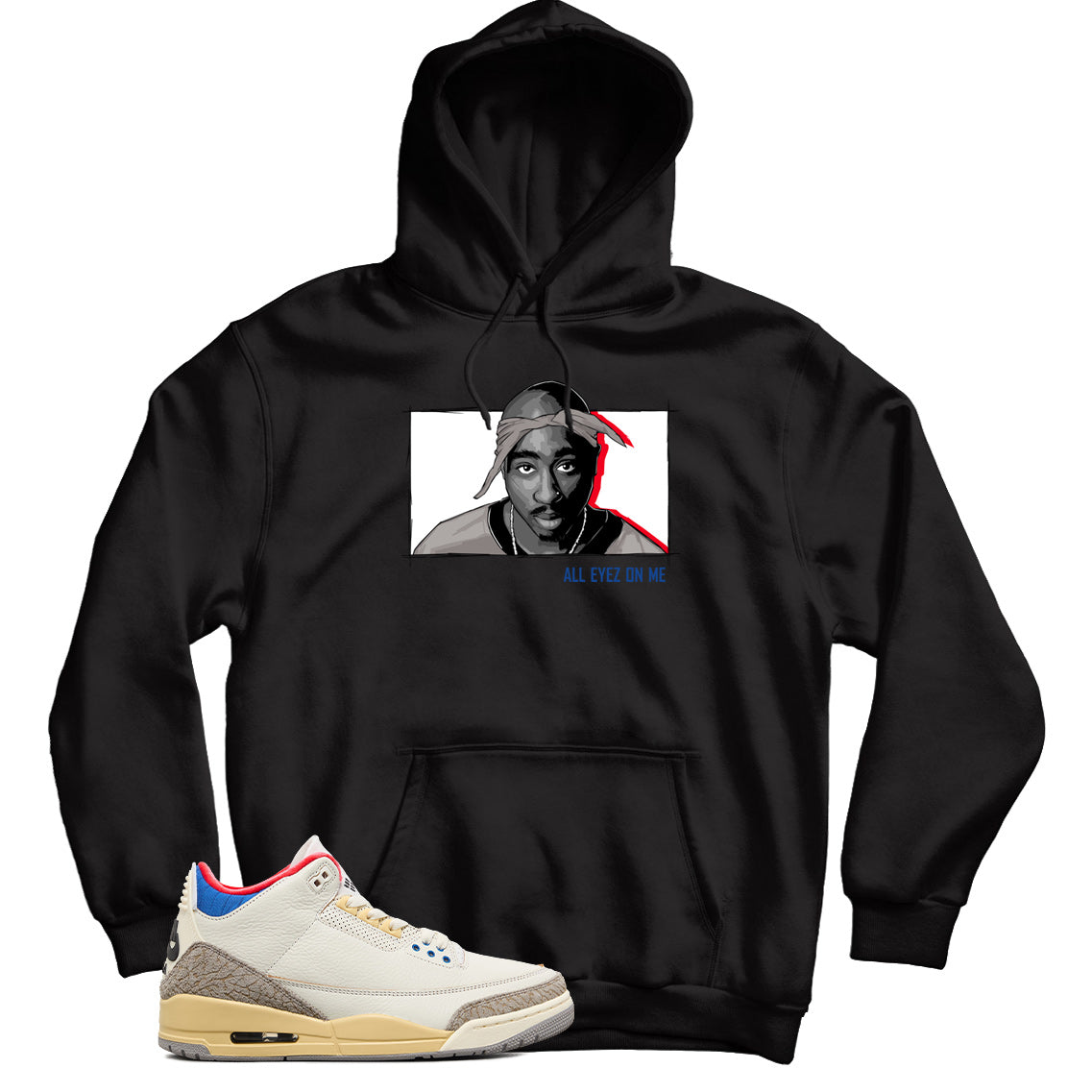 Jordan 3 Seoul 2 hoodie