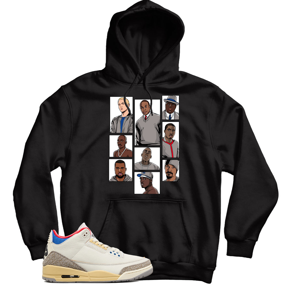 Jordan 3 Seoul 2 hoodie