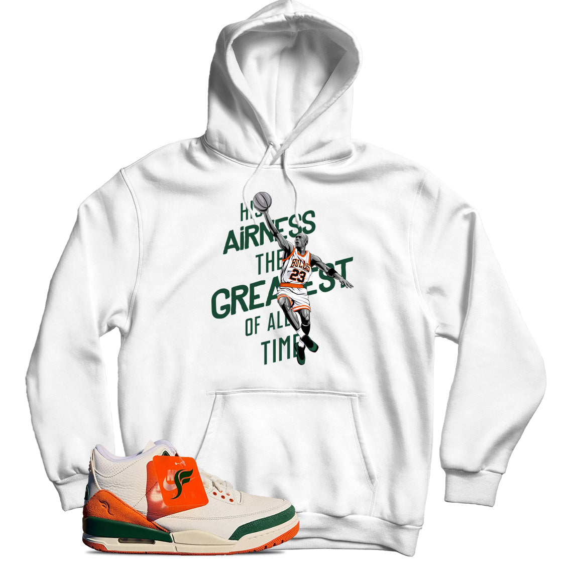 Jordan 3 SoleFly Miami hoodie