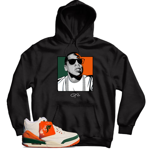 Jordan 3 SoleFly Miami hoodie