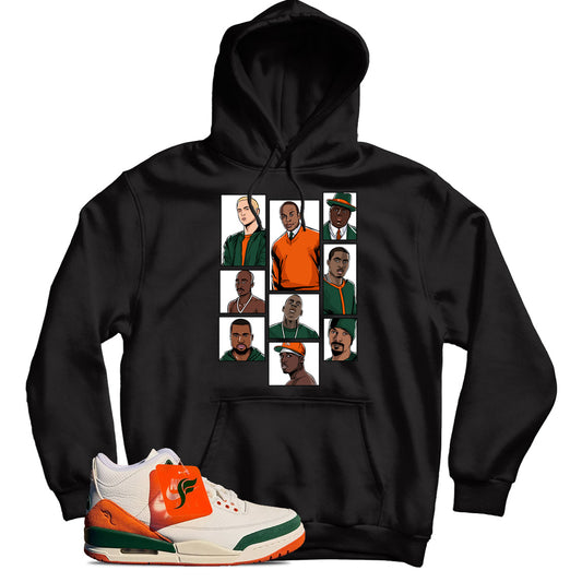 Jordan 3 SoleFly Miami hoodie