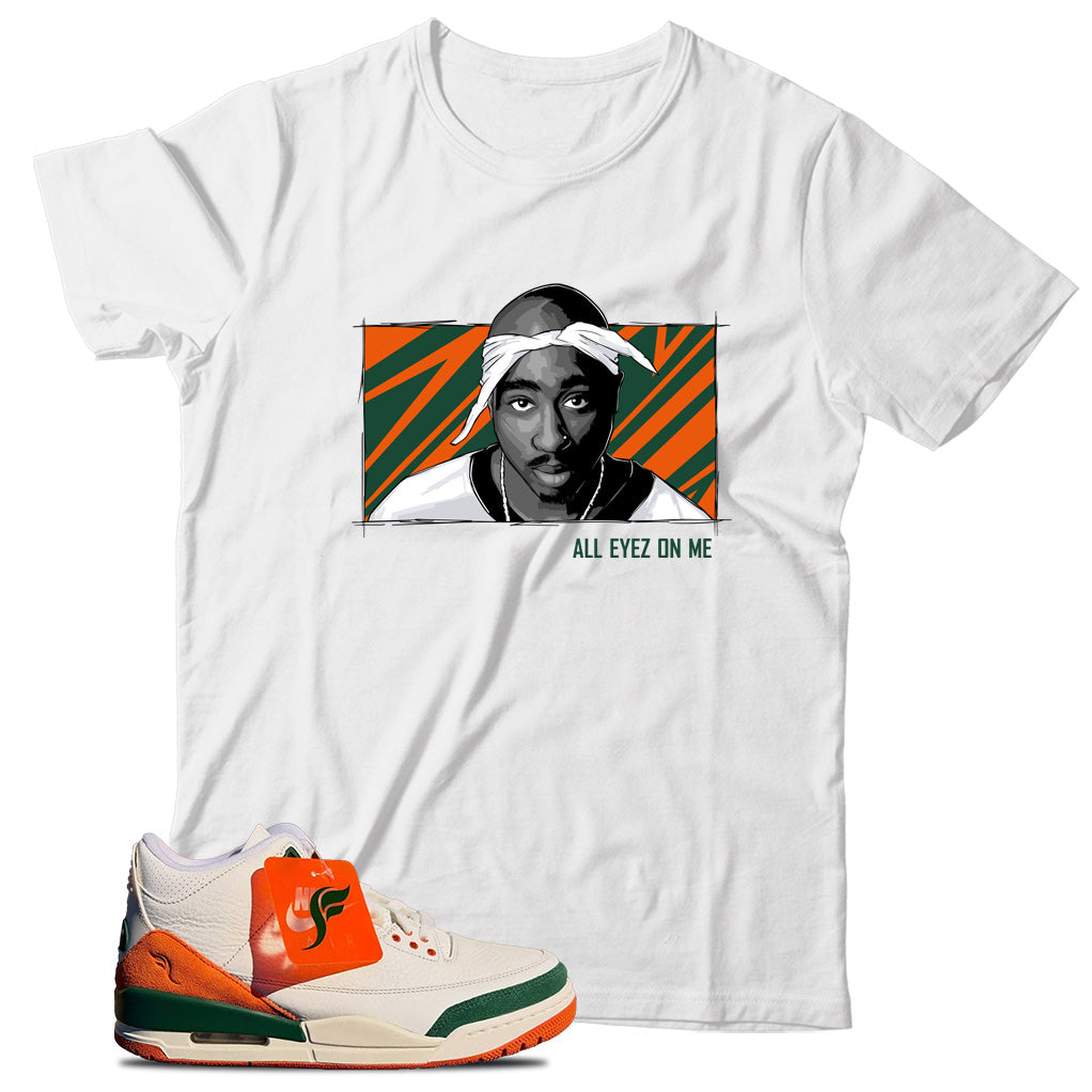 Jordan 3 SoleFly Miami shirt
