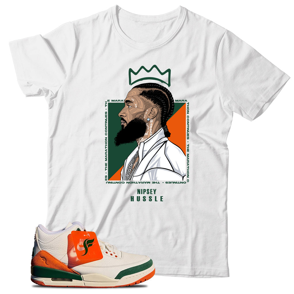 Jordan 3 SoleFly Miami shirt