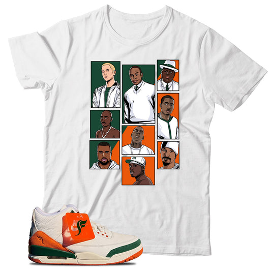 Jordan 3 SoleFly Miami shirt
