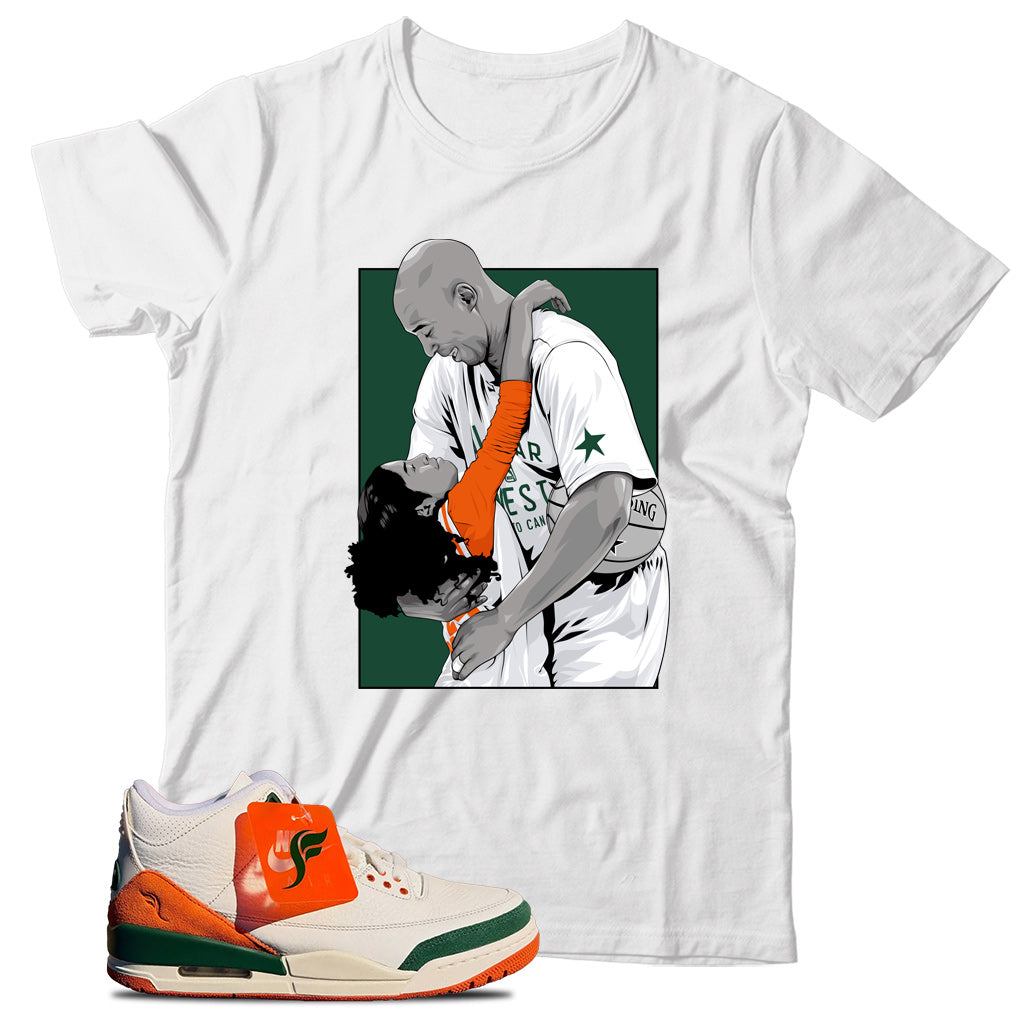 Jordan 3 SoleFly Miami shirt