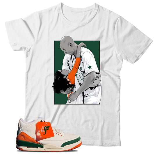 Jordan 3 SoleFly Miami shirt