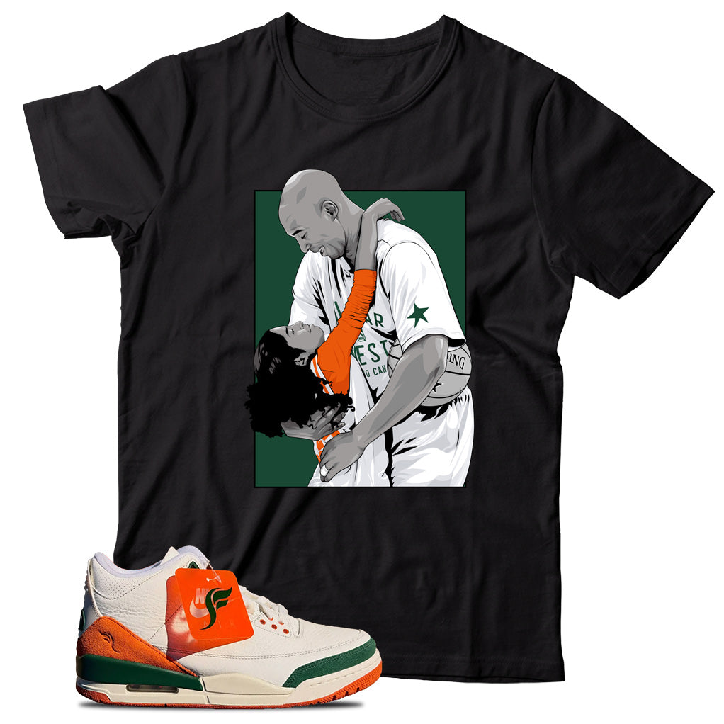 Jordan 3 SoleFly Miami shirt