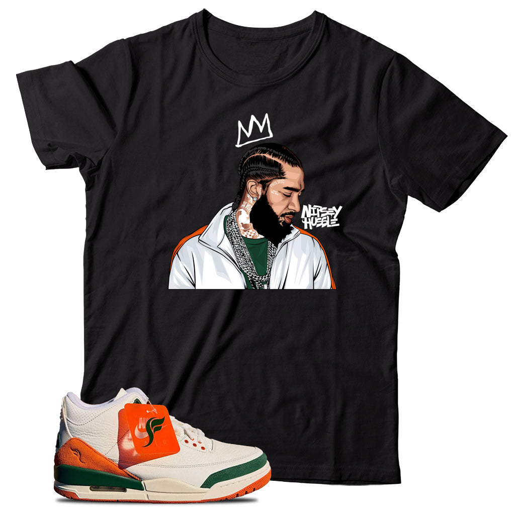 Jordan 3 SoleFly Miami shirt