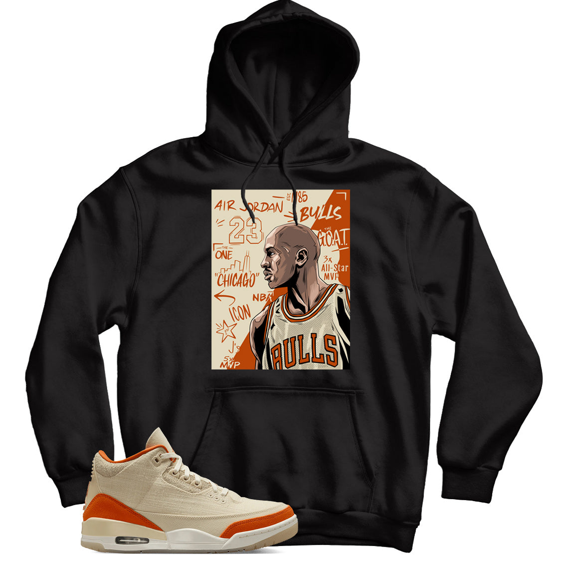 Jordan 3 Starfish Hoodie