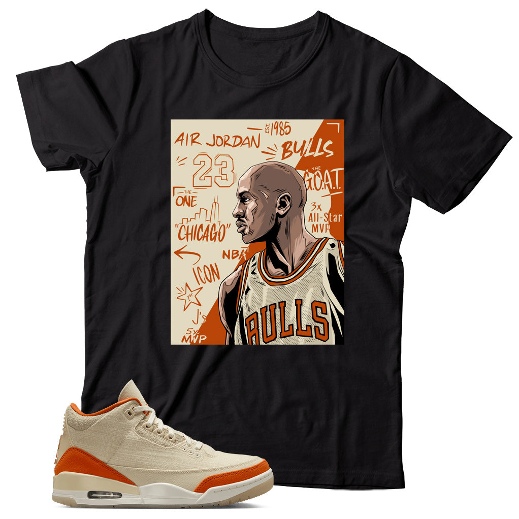 Jordan 3 Starfish shirt