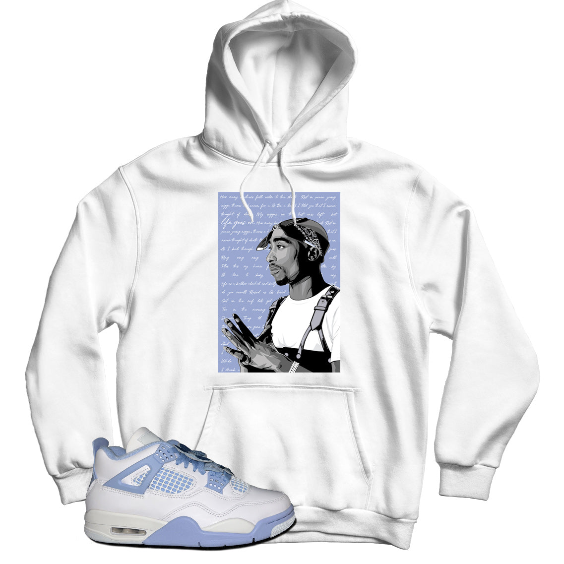 Jordan 4 Forget Me Not hoodie