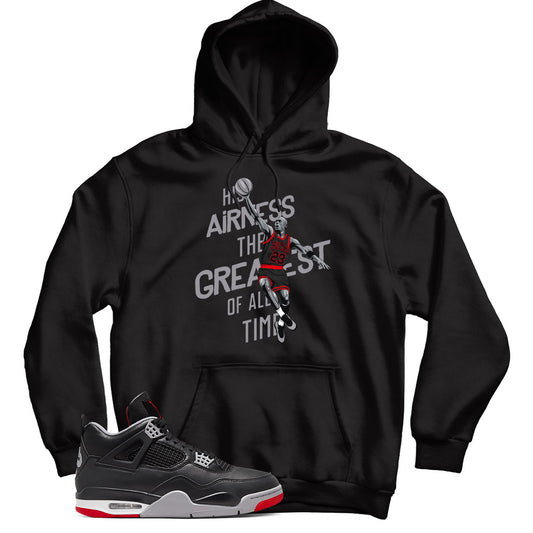 Jordan 4 Bred Reimagined hoodie