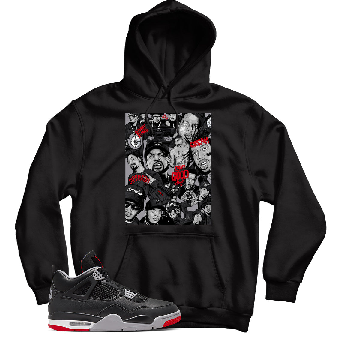 Jordan Bred Reimagined hoodie