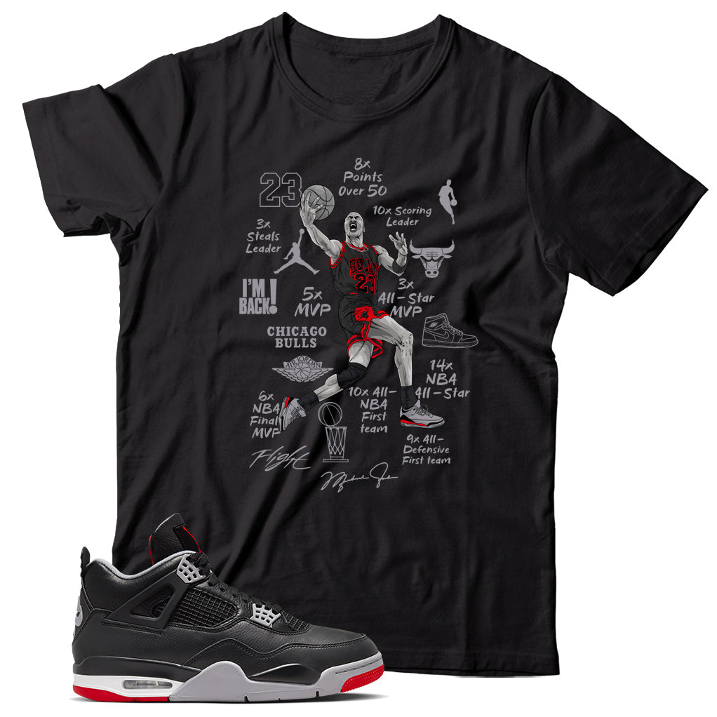 Jordan 4 Bred Reimagined shirt