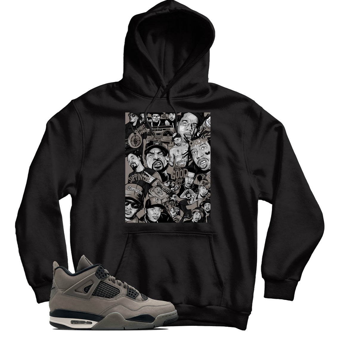 Hoodie Match Jordan 4 Cave Stone