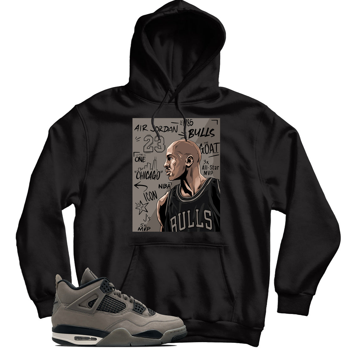 Jordan 4 Cave Stone Hoodie