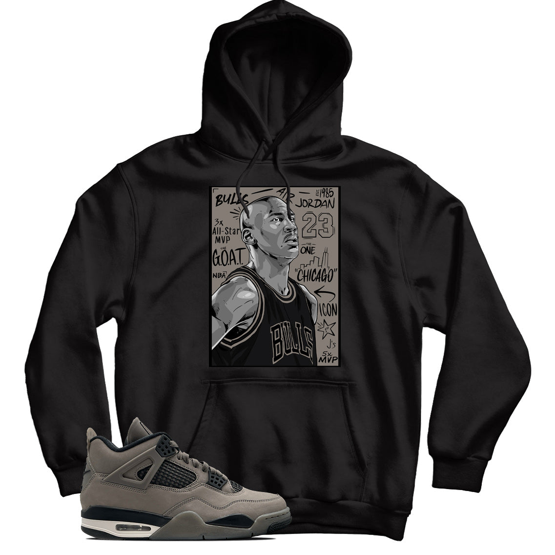 Jordan 4 Cave Stone Hoodie