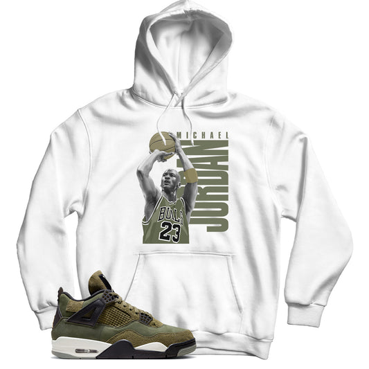 Jordan 4 Craft Olive hoodie