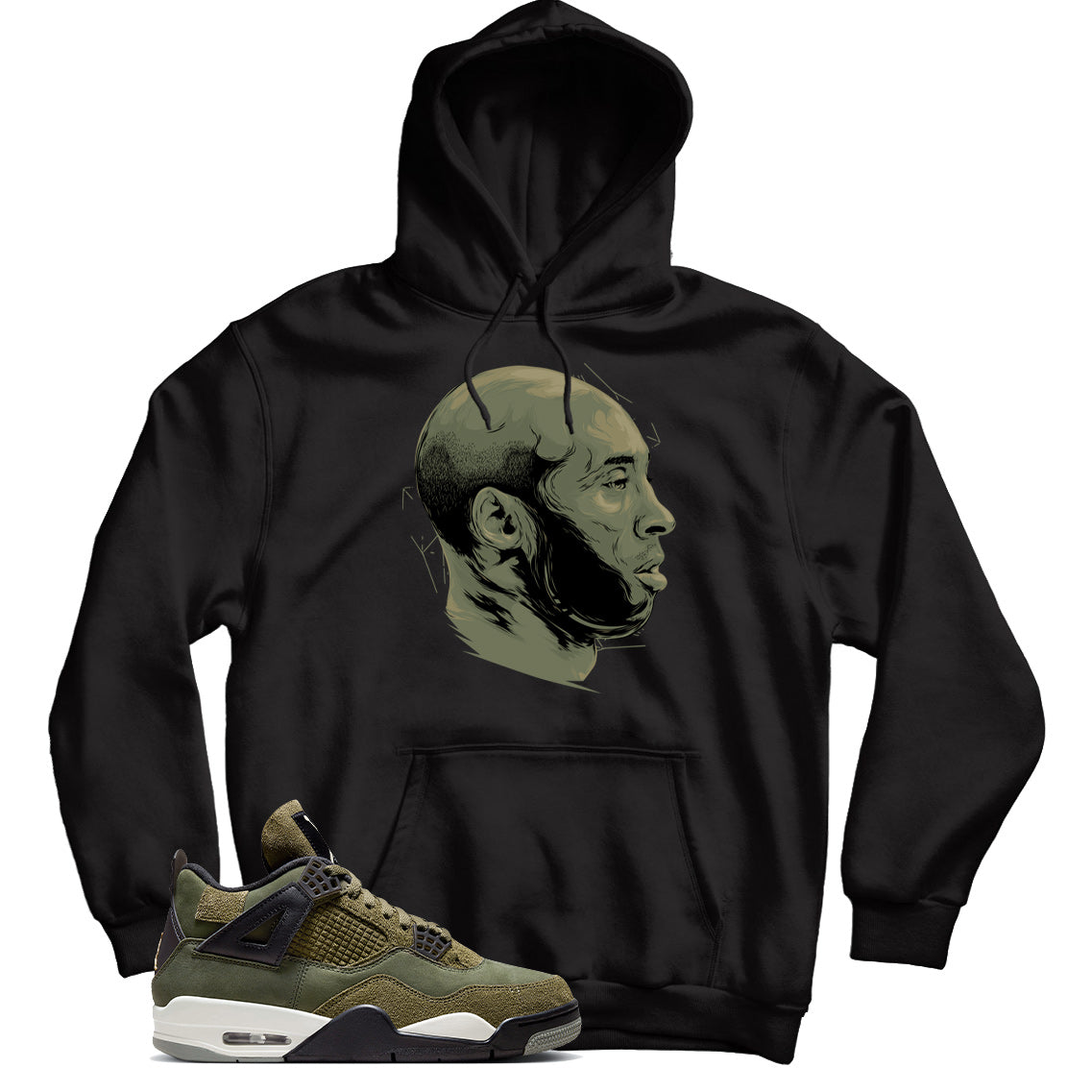 Jordan 4 Craft Olive hoodie