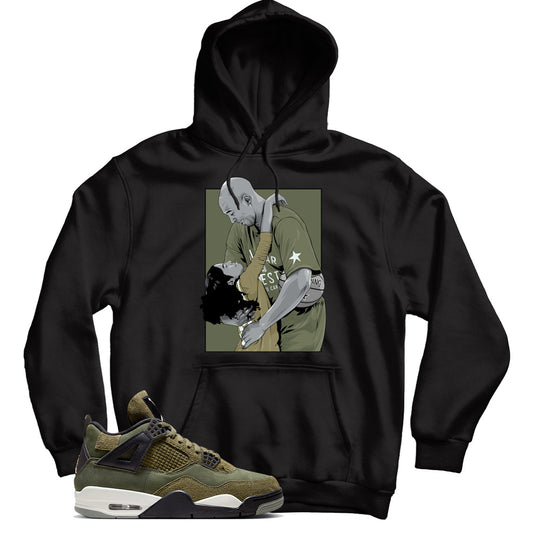 Jordan 4 Craft Olive hoodie