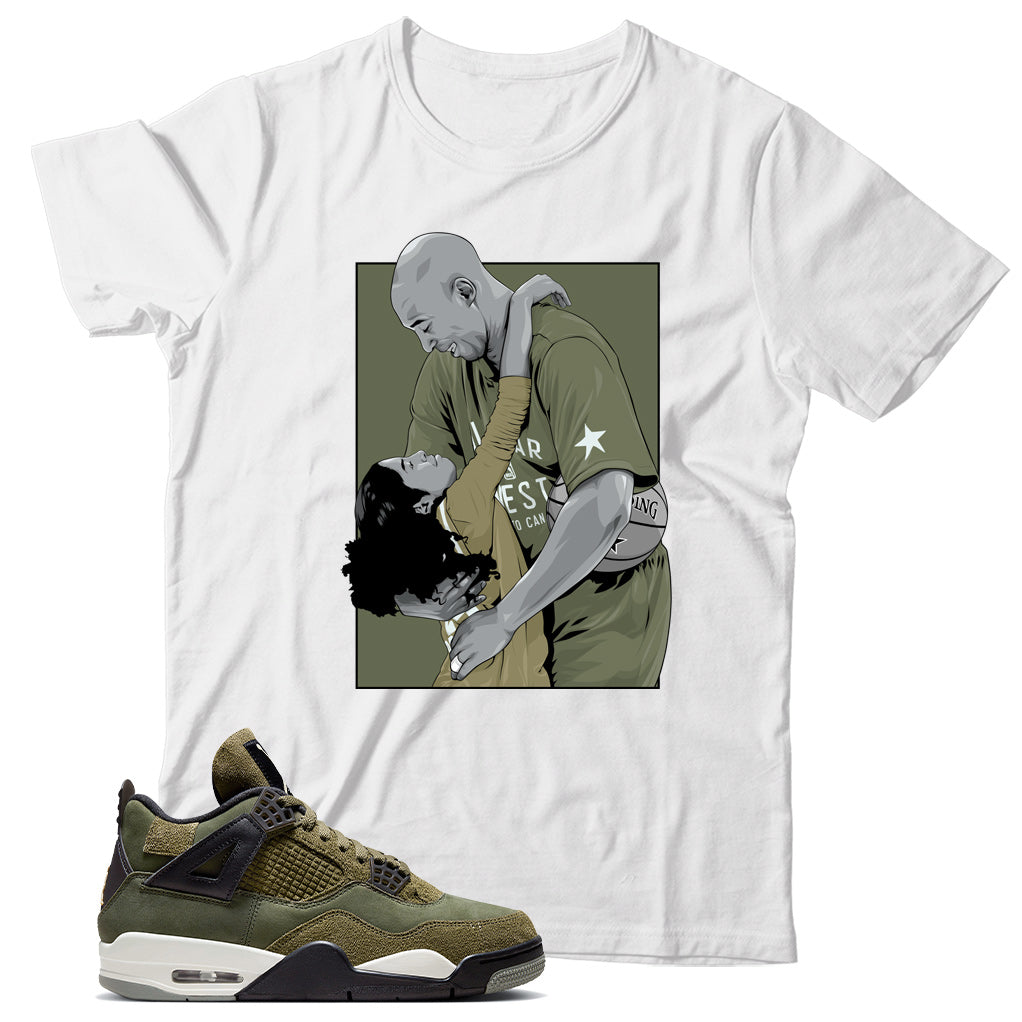 Shirt Match Jordan 4 Craft Olive