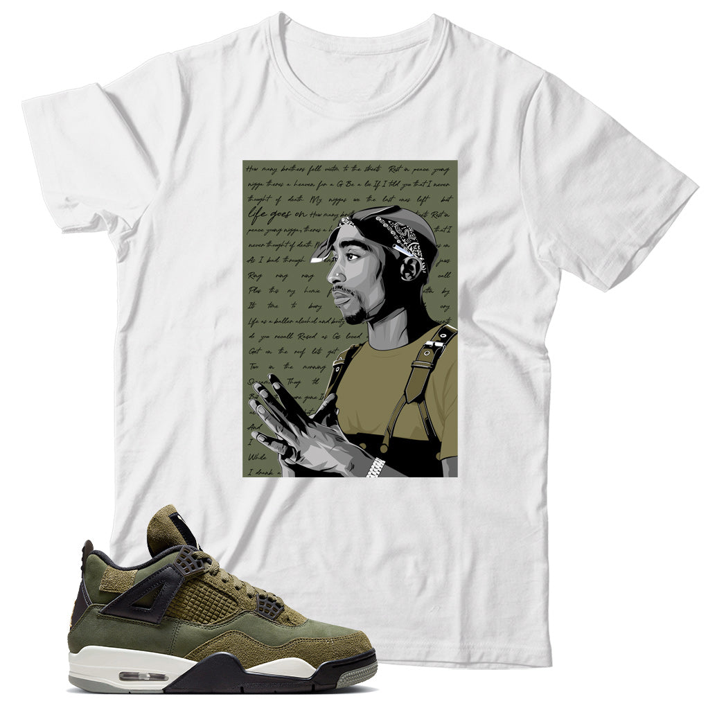 Jordan 4 Craft Olive shirt