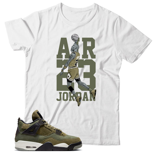 Jordan 4 Craft Olive shirt