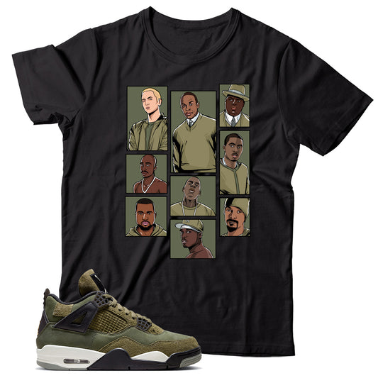 Jordan 4 Craft Olive shirt