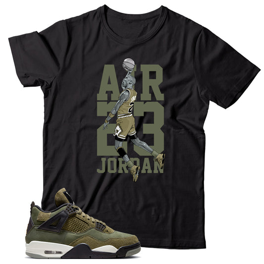 Jordan 4 Craft Olive shirt