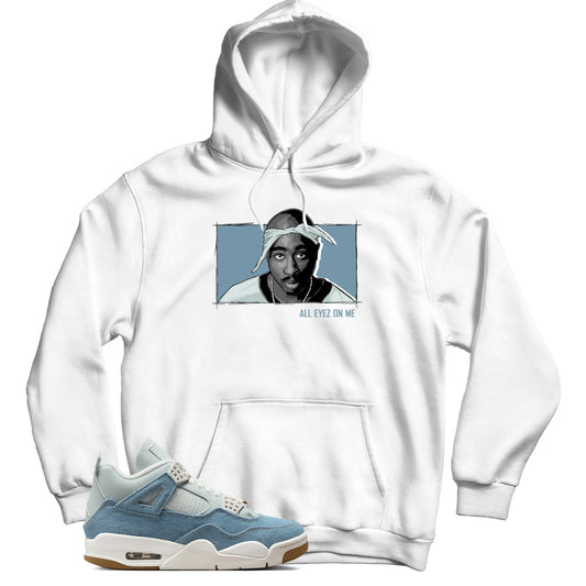 Hoodie Match Jordan 4 Denim Worn Blue
