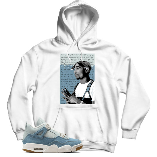 Jordan 4 Denim Worn Blue hoodie