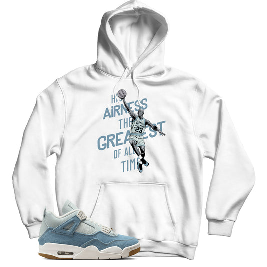 Jordan 4 Denim Worn Blue hoodie