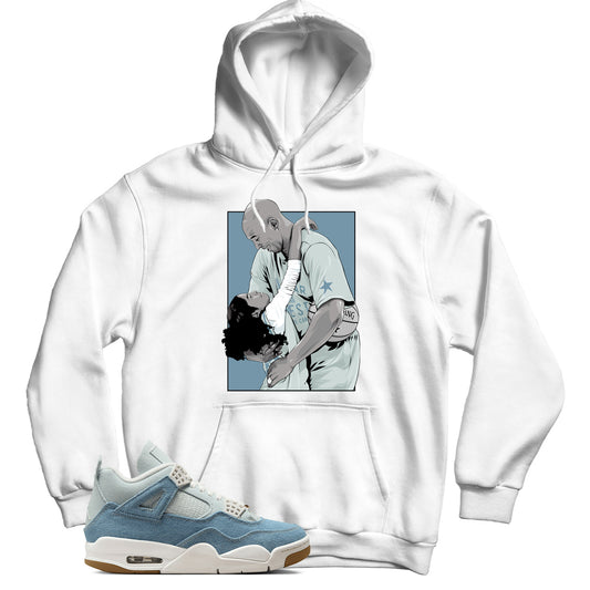 Hoodie Match Jordan 4 Denim Worn Blue