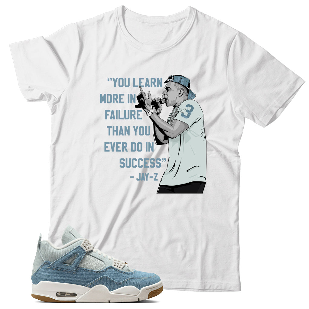 Shirt Match Jordan 4 Denim Worn Blue