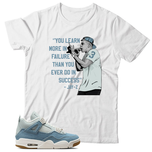 Shirt Match Jordan 4 Denim Worn Blue