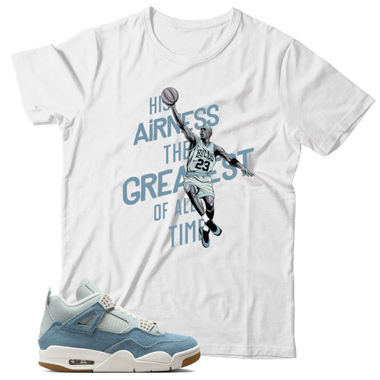Jordan 4 Denim Worn Blue Shirt