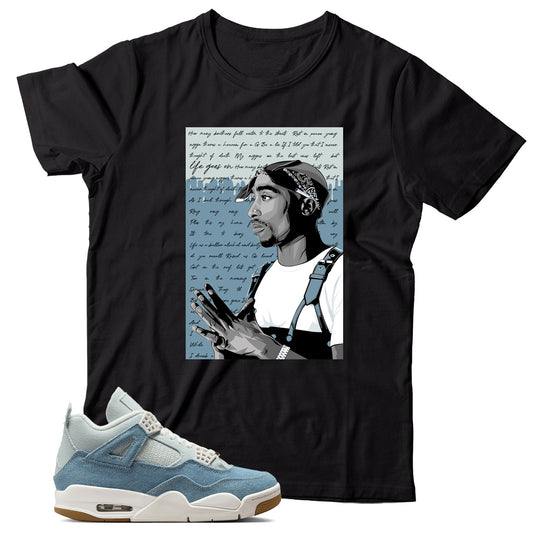 Jordan 4 Denim Worn Blue Shirt