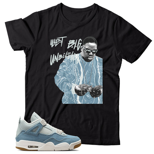 Shirt Match Jordan 4 Denim Worn Blue
