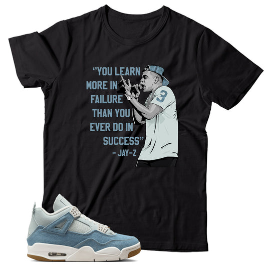 Shirt Match Jordan 4 Denim Worn Blue