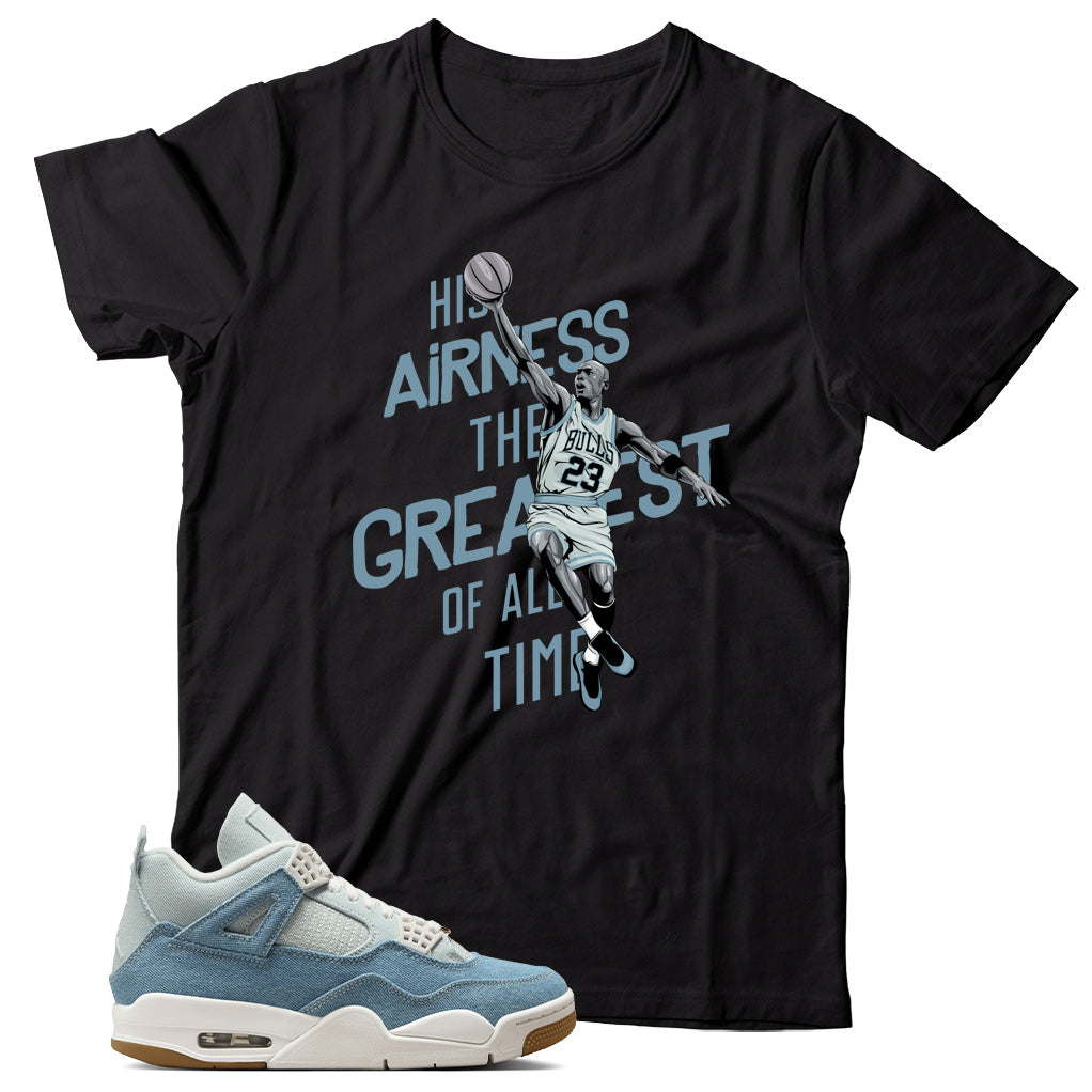 Jordan 4 Denim Worn Blue Shirt