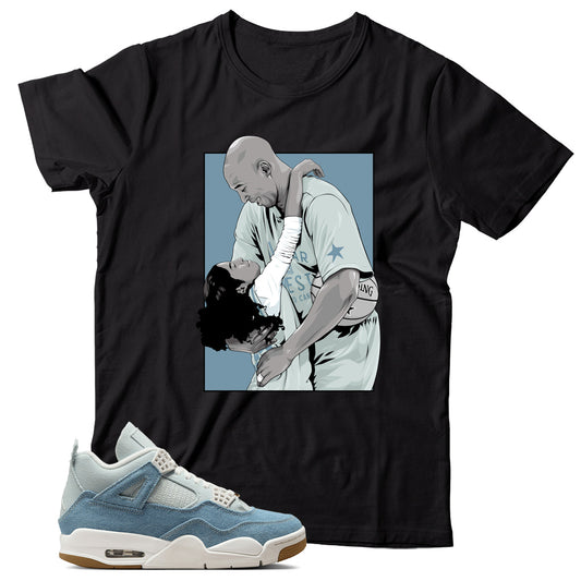 Shirt Match Jordan 4 Denim Worn Blue